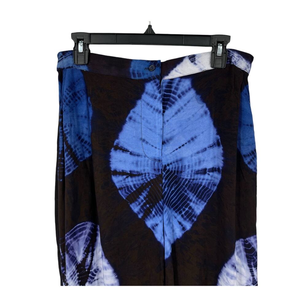 Buyaso pants Ayokun tie dye wide leg blue size Large L - Picture 3 of 6